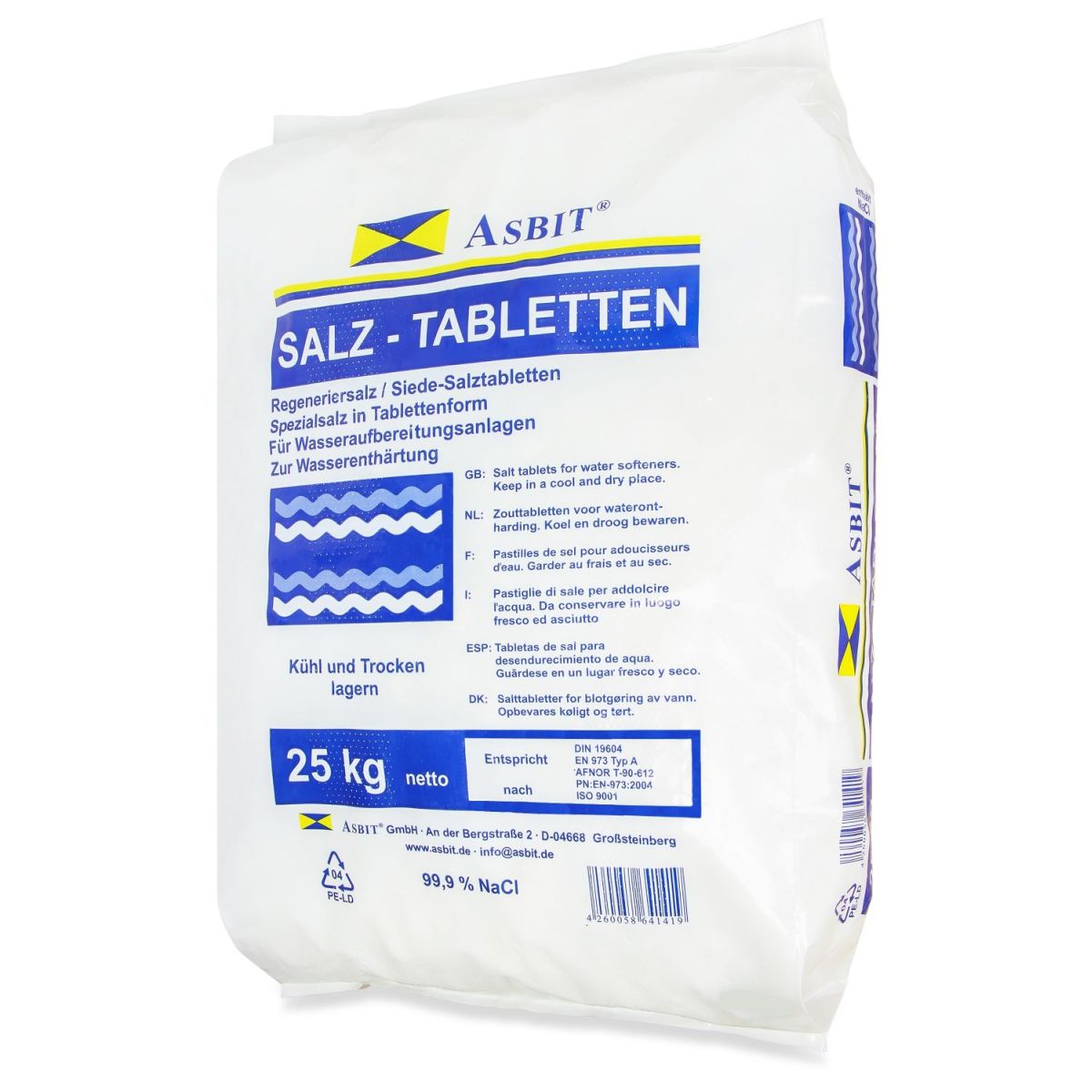 Salztabletten im 25kg Sack